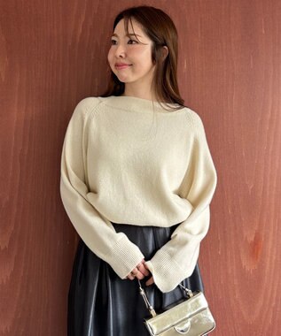 UNFILO カシミヤブレンド オフネックニット オフ