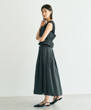 YECCA VECCA ビスチェドッキングブラウス Dot