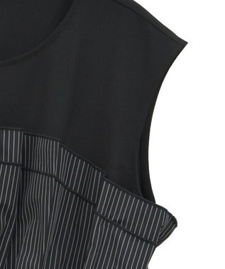 YECCA VECCA ビスチェドッキングブラウス Dot