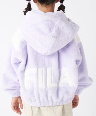 OP／FILA 【FILA】ボアジャケット/キッズ ラベンダー