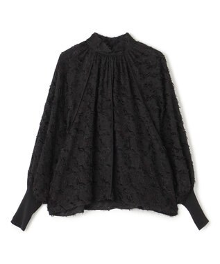 BEIGE， CAMILLE / ジャガードブラウス Black