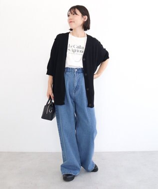 Green Parks ・ＳＵＧＡＲ　ＳＰＯＯＮ　デニムワイドパンツ Indigo