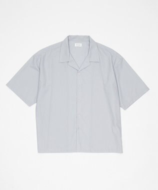 WEGO 【ユニセックス着用ITEM/SMLサイズ展開】 TRオープンカラーシャツ（SS） ライトグレー
