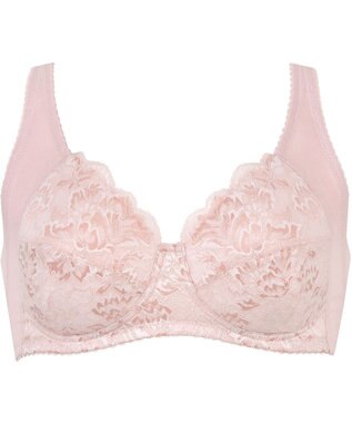 Wing ノンワイヤーブラ 脇胸すっきり 背中の段差がつきにくい フルカップ NB3503 ウイング／ワコール ピーチ