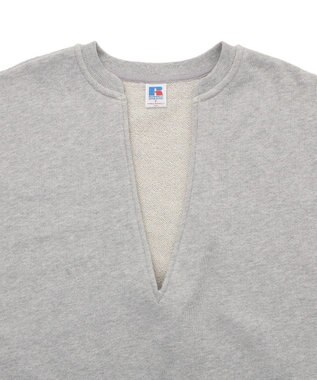 AMERICAN HOLIC 【RUSSELL】裏毛Vネックベスト Dark Gray Mixture