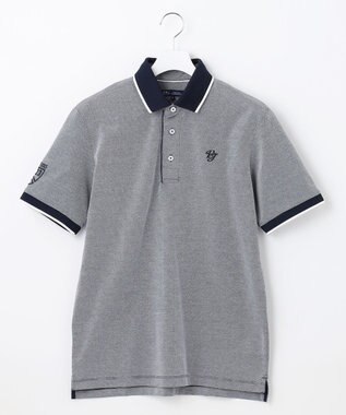 23区GOLF 人気NO.1ポロ【MEN】ピラミッドカノコ 半袖ポロシャツ ネイビー系4