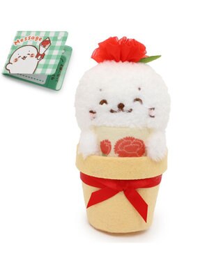 Mother garden しろたん カーネーションマスコット 《赤》 単品 赤