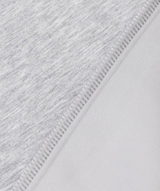 UNFILO L 【WEB限定】BEAUTY FORM JERSEY サイドZIP クロップドプルオーバー [NEW]グレー