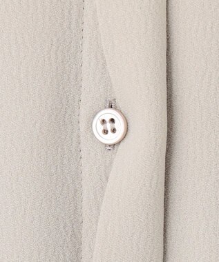 ICB L 【WEB限定・洗える】BackSatinGeorgette ブラウス ベージュ系