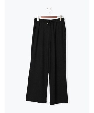 Te chichi カットクレープイージーパンツ《2026 SUMMER LOOK item》 ブラック