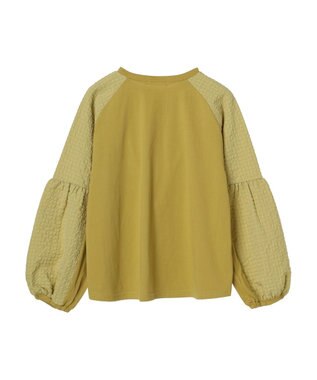 CRAFT STANDARD BOUTIQUE 袖切り替えデザインプルオーバー Yellow