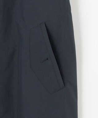 JOSEPH ABBOUD 【フード脱着仕様/JAPANファブリック/ECO撥水】ステンカラー コート ネイビー系