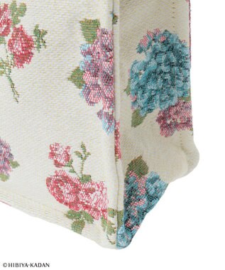 Maison de FLEUR 日比谷花壇コラボ ゴブランスクエアトート Ivory