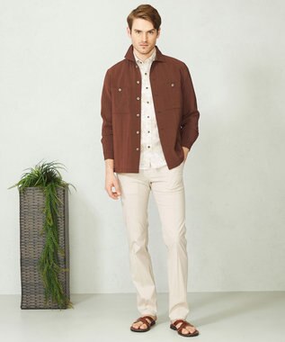 JOSEPH ABBOUD 【ECO撥水】オーガニックハイパワーストレッチパンツ ライトグレー系