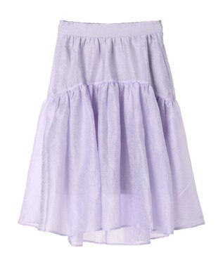 Green Parks ジャガードボリュームスカート Purple