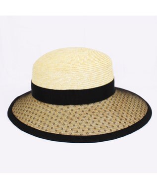 ATRENA ＳＴＲＡＷ　ＬＯＮＧ　ＢＲＩＭ　ＨＡＴ ナチュラル