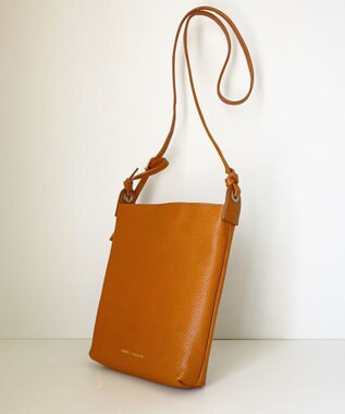 Hekhèr Le Style de Vie 新色追加【日本製】シュリンクレザー ショルダーバッグ キャメル