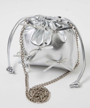 WEGO 巾着チェーンショルダー 柄2