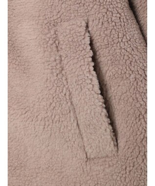 Green Parks スタンドカラーボアブルゾン Mocha