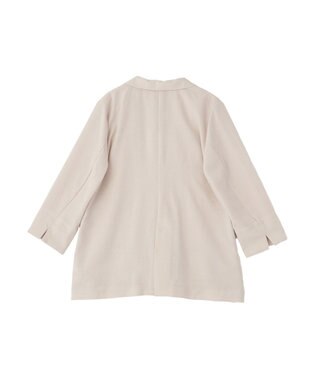 YECCA VECCA マシンウォッシャブルリネンライクジャケット Light Beige