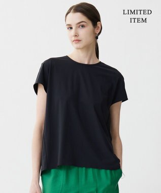 ICB 【WEB限定・接触冷感・UVカット・速乾】マットスキューバ 半袖プルオーバー ブラック系