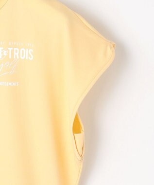 23区GOLF 【WOMEN】フレンチスリーブストレッチモックネック ライトイエロー系