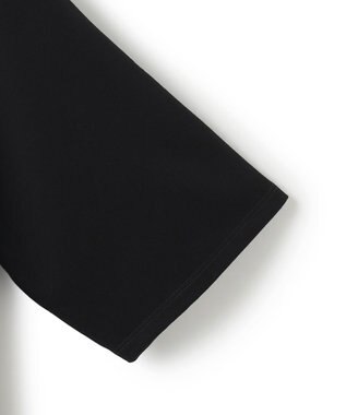 ICB 【日本製・接触冷感・UVケア・洗える】ペイズリーレノクロス TEE ブラック系