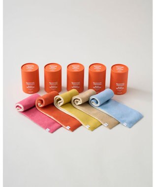 MOONBAT MACKINTOSH PHILOSOPHY(マッキントッシュ フィロソフィー）【ギフトBOX付】ウール100％ リバーシブル ニット マフラー ユニセックス 日本製 レモンイエロー