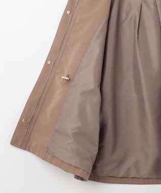 ANY SIS 【撥水・洗える】フーディショート ブルゾン モカ