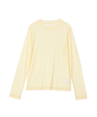 CRAFT STANDARD BOUTIQUE シアーメッシュロングスリーブインナー Light Yellow