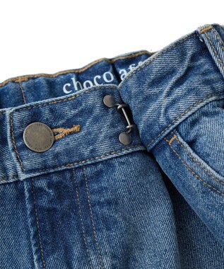 Green Parks タックワイドデニムパンツ Medium Indigo