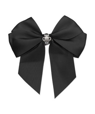 WEGO ダブルリボンフリルスニーカー ブラック