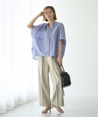 YECCA VECCA リラックスイージーワイドパンツ Beige