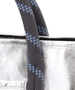 23区 NOMADIS JOY レザー ミニ トートバッグ(シルバー) シルバー系