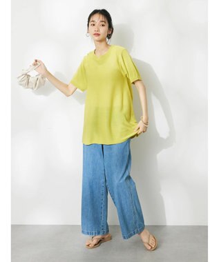 CRAFT STANDARD BOUTIQUE 【洗える】フレアプルオーバー Yellow