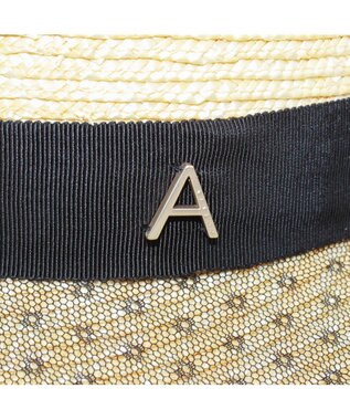 ATRENA ＳＴＲＡＷ　ＬＯＮＧ　ＢＲＩＭ　ＨＡＴ ナチュラル