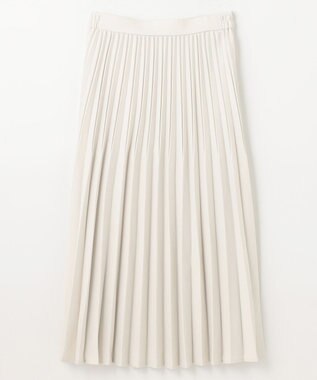 ANY 【10色展開/ウエストゴム】ウーリッシュフラノ プリーツスカート エクリュ