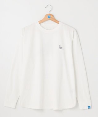 SHARE PARK LADIES 【UNISEX】吸水速乾 LMCバックプリントロングスリーブTシャツ（S・Mサイズ） ホワイト