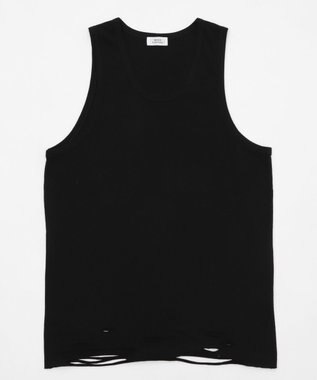 WEGO ダメージタンクトップ ブラック