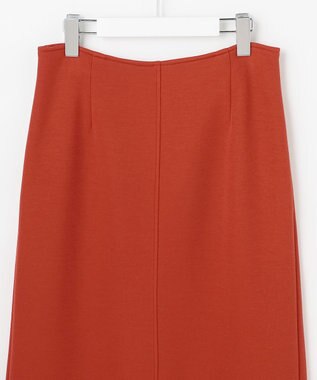 J.PRESS LADIES S ダンボールジャージー ナロー スカート オレンジ系