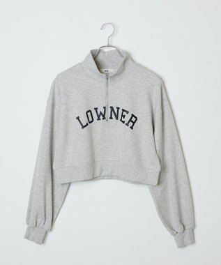 WEGO ハーフジップショートスウェット 柄1