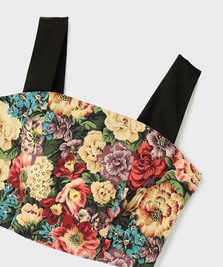 GRACE CONTINENTAL アンティークフラワーベアトップ レッド