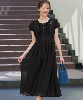 Tiaclasse 【おのののかさん着用・新色追加】フリルワンピース ブラック