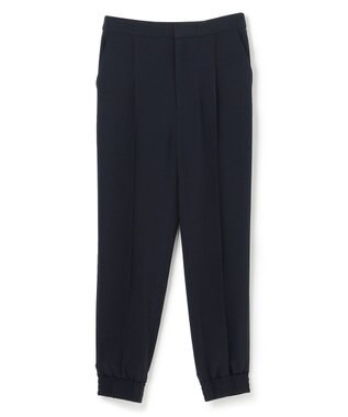 BEIGE， 【洗える】SENTIER / バックサテンジョグパンツ Navy