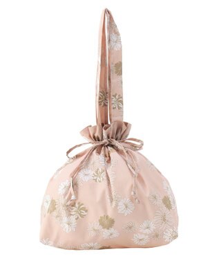 MOONBAT ポール & ジョー (PAUL & JOE　ACCESSOIRES)ポケッタブル撥水レインバッグ ピーチ