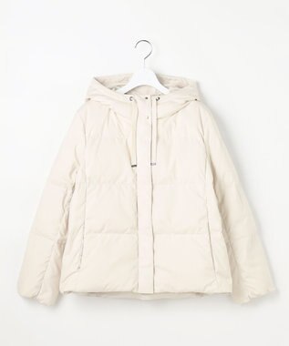 J.PRESS LADIES S 【洗える】タフタダウン ショート丈 コート アイボリー系