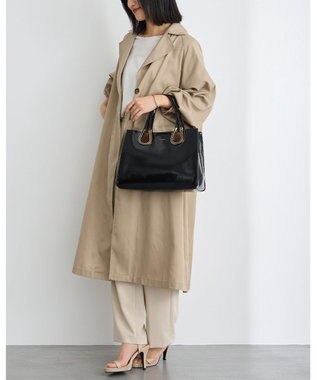 MioFIRANO ホースシューエナメルハンドバッグ 2WAY　FIRANO フィラノ BLACK