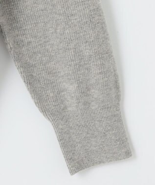 J.PRESS LADIES 【洗える】BUNNY Vネック カーディガン ライトグレー系