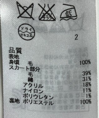 ONWARD Reuse Park 【23区】ワンピース秋冬 ネイビー