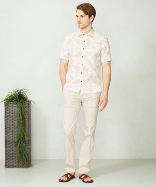 JOSEPH ABBOUD 【ECO撥水】オーガニックハイパワーストレッチパンツ ライトグレー系